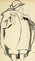 An illustration from La comédie-francaise [1905-1906]; dessins. Avec la préf. de Robert de Montesquiou (1906)