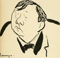 An illustration from La comédie-francaise [1905-1906]; dessins. Avec la préf. de Robert de Montesquiou (1906)
