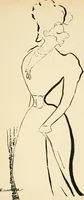 An illustration from La comédie-francaise [1905-1906]; dessins. Avec la préf. de Robert de Montesquiou (1906)