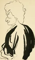 An illustration from La comédie-francaise [1905-1906]; dessins. Avec la préf. de Robert de Montesquiou (1906)