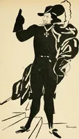 Picture 37 of 51 from La comédie-francaise [1905-1906]; dessins. Avec la préf. de Robert de Montesquiou (1906), leaf 186