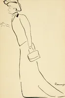 Picture 39 of 51 from La comédie-francaise [1905-1906]; dessins. Avec la préf. de Robert de Montesquiou (1906), leaf 194