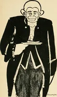 An illustration from La comédie-francaise [1905-1906]; dessins. Avec la préf. de Robert de Montesquiou (1906)