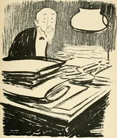An illustration from La comédie-francaise [1905-1906]; dessins. Avec la préf. de Robert de Montesquiou (1906)