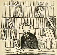 An illustration from La comédie-francaise [1905-1906]; dessins. Avec la préf. de Robert de Montesquiou (1906)