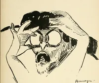 An illustration from La comédie-francaise [1905-1906]; dessins. Avec la préf. de Robert de Montesquiou (1906)