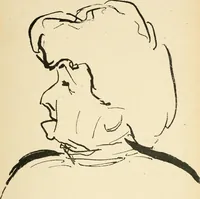 An illustration from La comédie-francaise [1905-1906]; dessins. Avec la préf. de Robert de Montesquiou (1906)