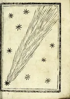 An illustration from La cometa vedvta nel frvgnvolo : breue discorso del gran cacciatore di lago scvro al mondo de curiosi : per occasione della cometa apparsa vltimamente sul fine di nouembre e principio di decembre dell'anno 1680 (1681)