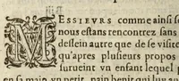 An illustration from La Conference de la religion pretenduë reformée, auec les textes formels de l'Escriture Saincte, & l'analogie de la foy touchant le S. Sácrement de l'Eucharistie ... (1612)
