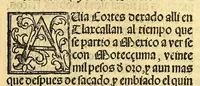 An illustration from La conquista de Mexico. 1552 (1553)