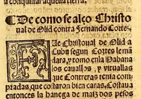 An illustration from La conquista de Mexico. 1552 (1553)