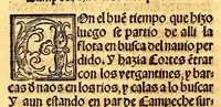 An illustration from La conquista de Mexico. 1552 (1553)