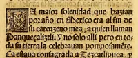 An illustration from La conquista de Mexico. 1552 (1553)