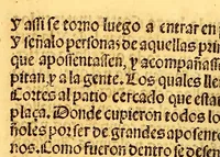 An illustration from La conquista de Mexico. 1552 (1553)