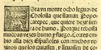 An illustration from La conquista de Mexico. 1552 (1553)