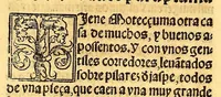 An illustration from La conquista de Mexico. 1552 (1553)