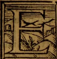 An illustration from La coronica general de España (1574)