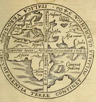 An illustration from La cosmographia de Pedro Apiano, (1575)