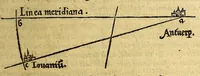 Picture 18 of 21 from La cosmographie de Pierre Apian, ... traictant de toutes les regions, pais, villes, [et] citez du monde, par artifice astronomique, (1551), leaf 117