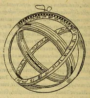 An illustration from La cosmographie de Pierre Apian, ... traictant de toutes les regions, pais, villes, [et] citez du monde, par artifice astronomique, (1551)