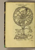 An illustration from La cosmographie de Pierre Apian, ... traictant de toutes les regions, pais, villes, [et] citez du monde, par artifice astronomique, (1551)