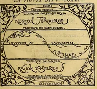 Picture 3 of 21 from La cosmographie de Pierre Apian, ... traictant de toutes les regions, pais, villes, [et] citez du monde, par artifice astronomique, (1551), leaf 19