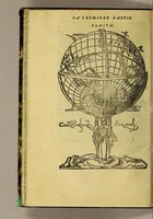 An illustration from La cosmographie de Pierre Apian, ... traictant de toutes les regions, pais, villes, [et] citez du monde, par artifice astronomique, (1551)