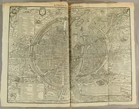 Picture 13 of 42 from La cosmographie vniuerselle de tout le monde. : En laquelle, suiuant les auteurs plus dignes de foy, sont au vray descriptes toutes les parties habitables, & non habitables de la terre, & de la mer, leurs assiettes & choses qu'elles produisent ... auec plusieurs autres choses, le sommaire desquelles se void en la page suiuante. (1575), leaf 151