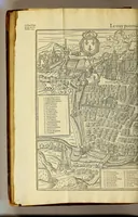 Picture 20 of 42 from La cosmographie vniuerselle de tout le monde. : En laquelle, suiuant les auteurs plus dignes de foy, sont au vray descriptes toutes les parties habitables, & non habitables de la terre, & de la mer, leurs assiettes & choses qu'elles produisent ... auec plusieurs autres choses, le sommaire desquelles se void en la page suiuante. (1575), leaf 390
