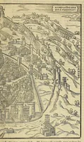 An illustration from La cosmographie vniuerselle de tout le monde. : En laquelle, suiuant les auteurs plus dignes de foy, sont au vray descriptes toutes les parties habitables, & non habitables de la terre, & de la mer, leurs assiettes & choses qu'elles produisent ... auec plusieurs autres choses, le sommaire desquelles se void en la page suiuante. (1575)