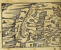 An illustration from La cosmographie vniuerselle, contenant la situation de toutes les parties du monde, auec leurs proprietez & appartenances. : La description des pays & regions diceluy ... (1568)
