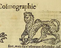 An illustration from La cosmographie vniuerselle, contenant la situation de toutes les parties du monde, auec leurs proprietez & appartenances. : La description des pays & regions diceluy ... (1568)