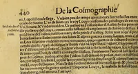 Picture 14 of 38 from La cosmographie vniuerselle, contenant la situation de toutes les parties du monde, auec leurs proprietez & appartenances. : La description des pays & regions diceluy ... (1568), leaf 536