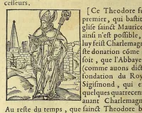 Picture 21 of 62 from La cosmographie vniuerselle de tout le monde. : En laquelle, suiuant les auteurs plus dignes de foy, sont au vray descriptes toutes les parties habitables, & non habitables de la terre, & de la mer, leurs assiettes & choses qu'elles produisent ... auec plusieurs autres choses, le sommaire desquelles se void en la page suiuante. (1575), leaf 320