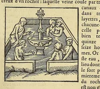 Picture 23 of 62 from La cosmographie vniuerselle de tout le monde. : En laquelle, suiuant les auteurs plus dignes de foy, sont au vray descriptes toutes les parties habitables, & non habitables de la terre, & de la mer, leurs assiettes & choses qu'elles produisent ... auec plusieurs autres choses, le sommaire desquelles se void en la page suiuante. (1575), leaf 327