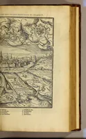 An illustration from La cosmographie vniuerselle de tout le monde. : En laquelle, suiuant les auteurs plus dignes de foy, sont au vray descriptes toutes les parties habitables, & non habitables de la terre, & de la mer, leurs assiettes & choses qu'elles produisent ... auec plusieurs autres choses, le sommaire desquelles se void en la page suiuante. (1575)