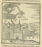 Picture 59 of 62 from La cosmographie vniuerselle de tout le monde. : En laquelle, suiuant les auteurs plus dignes de foy, sont au vray descriptes toutes les parties habitables, & non habitables de la terre, & de la mer, leurs assiettes & choses qu'elles produisent ... auec plusieurs autres choses, le sommaire desquelles se void en la page suiuante. (1575), leaf 757
