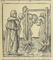 Picture 5 of 62 from La cosmographie vniuerselle de tout le monde. : En laquelle, suiuant les auteurs plus dignes de foy, sont au vray descriptes toutes les parties habitables, & non habitables de la terre, & de la mer, leurs assiettes & choses qu'elles produisent ... auec plusieurs autres choses, le sommaire desquelles se void en la page suiuante. (1575), leaf 81