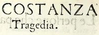 An illustration from La costanza : tragedia (1585)