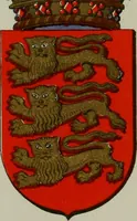 An illustration from Lacunar basilicae Sancti Macarii, aberdonensis : the heraldic ceiling of the cathedral church of St. Machar, old Aberdeen, described in historical and armorial detail by William Duguid Geddes, LL.D., and Peter Duguid (1888)
