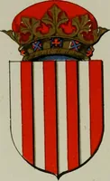 An illustration from Lacunar basilicae Sancti Macarii, aberdonensis : the heraldic ceiling of the cathedral church of St. Machar, old Aberdeen, described in historical and armorial detail by William Duguid Geddes, LL.D., and Peter Duguid (1888)