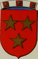 An illustration from Lacunar basilicae Sancti Macarii, aberdonensis : the heraldic ceiling of the cathedral church of St. Machar, old Aberdeen, described in historical and armorial detail by William Duguid Geddes, LL.D., and Peter Duguid (1888)
