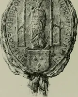 An illustration from Lacunar basilicae Sancti Macarii, aberdonensis : the heraldic ceiling of the cathedral church of St. Machar, old Aberdeen, described in historical and armorial detail by William Duguid Geddes, LL.D., and Peter Duguid (1888)
