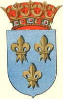 An illustration from Lacunar basilicae Sancti Macarii, aberdonensis: the heraldic ceiling of the cathedral church of St. Machar, old Aberdeen (1888)