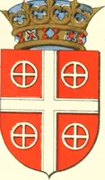 An illustration from Lacunar basilicae Sancti Macarii, aberdonensis: the heraldic ceiling of the cathedral church of St. Machar, old Aberdeen (1888)