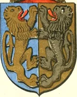 An illustration from Lacunar basilicae Sancti Macarii, aberdonensis: the heraldic ceiling of the cathedral church of St. Machar, old Aberdeen (1888)