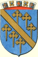 Picture 27 of 57 from Lacunar basilicae Sancti Macarii, aberdonensis: the heraldic ceiling of the cathedral church of St. Machar, old Aberdeen (1888), leaf 159