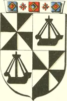 Picture 31 of 57 from Lacunar basilicae Sancti Macarii, aberdonensis: the heraldic ceiling of the cathedral church of St. Machar, old Aberdeen (1888), leaf 167
