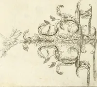 An illustration from La cvstodia d'oro : godvta nel vigilantissimo confalonierato dell'illvstrissimo signor senatore Francesco Ratta, e simboleggiata nel dilvisontvos.mo convito fatto all' ill.mo publico & ecc.si sig.ri anziani il primo bimestre dell'anno 1693 (1693)