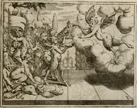 An illustration from L'Adamo; sacra rappresentazione (1617)